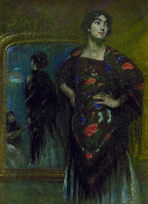 The Spanish Shawl By Alice Pike Barney