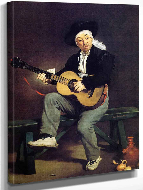 The Spanish Singer By Edouard Manet By Edouard Manet