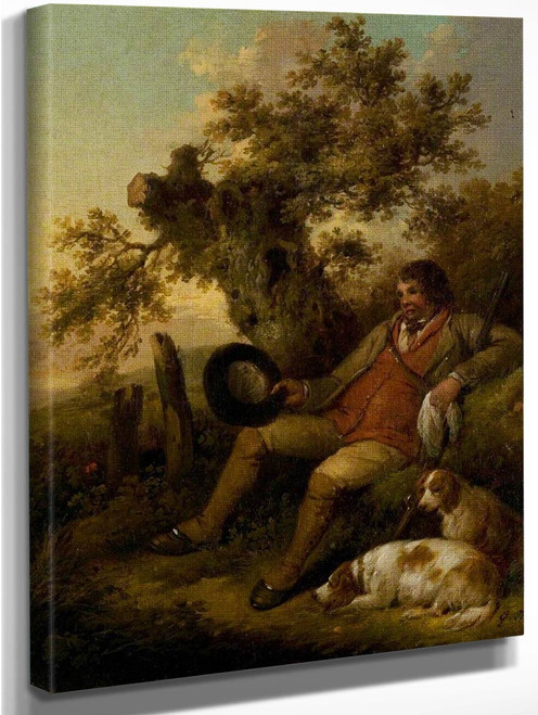 The Sportsman Resting By George Morland