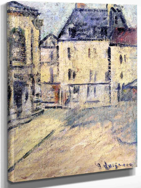 The Street By Gustave Loiseau By Gustave Loiseau