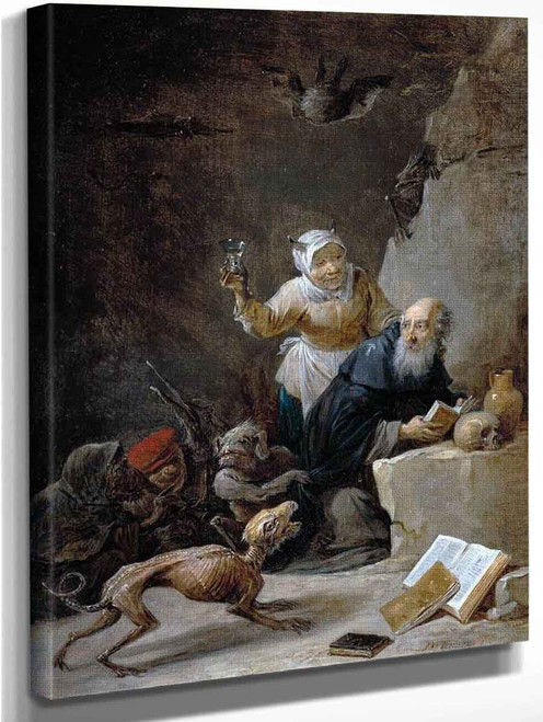The Temptation Of Saint Anthony2 By David Teniers The Younger
