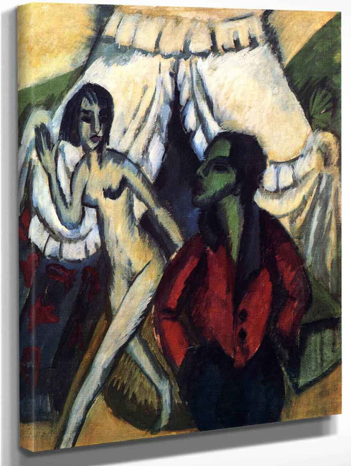 The Tent By Ernst Ludwig Kirchner By Ernst Ludwig Kirchner