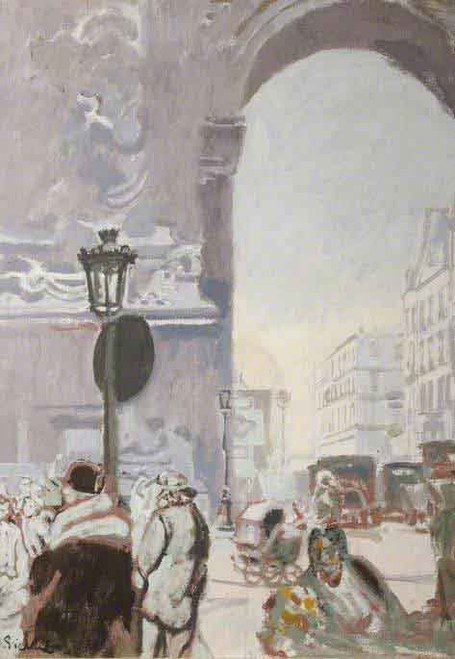 The Third Republic, View Of Porte St Denis, Paris, France By Walter Richard Sickert By Walter Richard Sickert