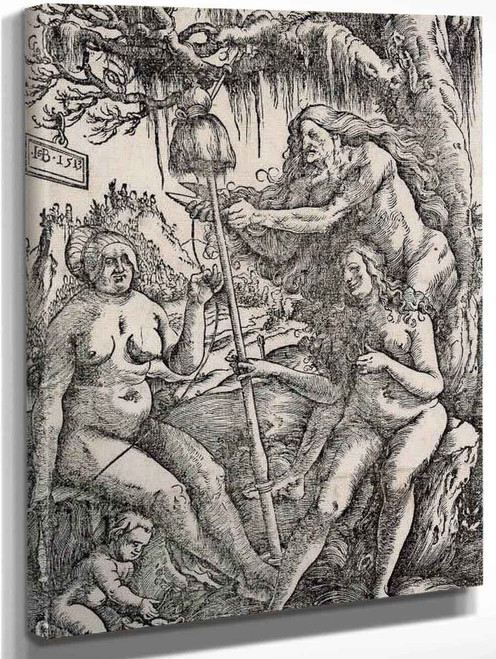 The Three Fates Lachesis, Atropos And Clotho By Hans Baldung Grien By Hans Baldung Grien