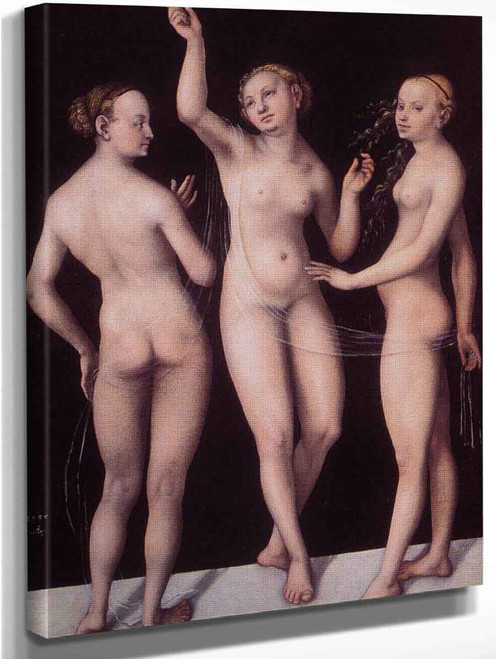 The Three Graces By Lucas Cranach The Elder By Lucas Cranach The Elder