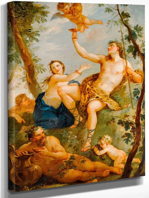 The Triumph Of Bacchus1 By Charles Joseph Natoire By Charles Joseph Natoire