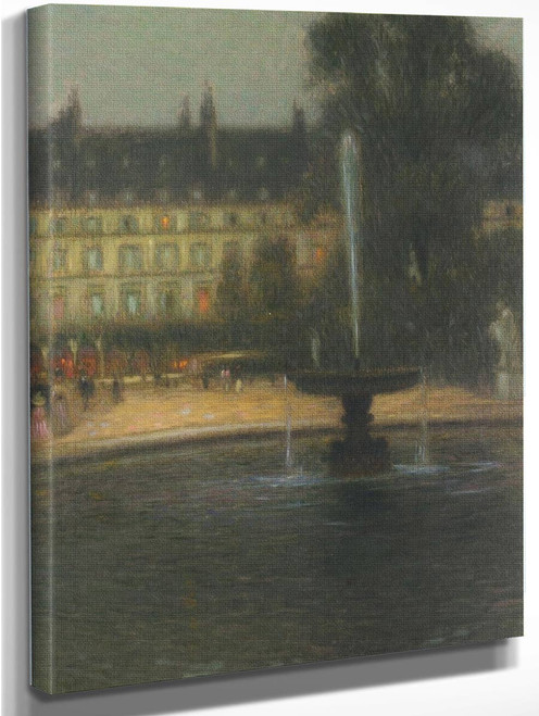 The Tuileries By Henri Le Sidaner By Henri Le Sidaner