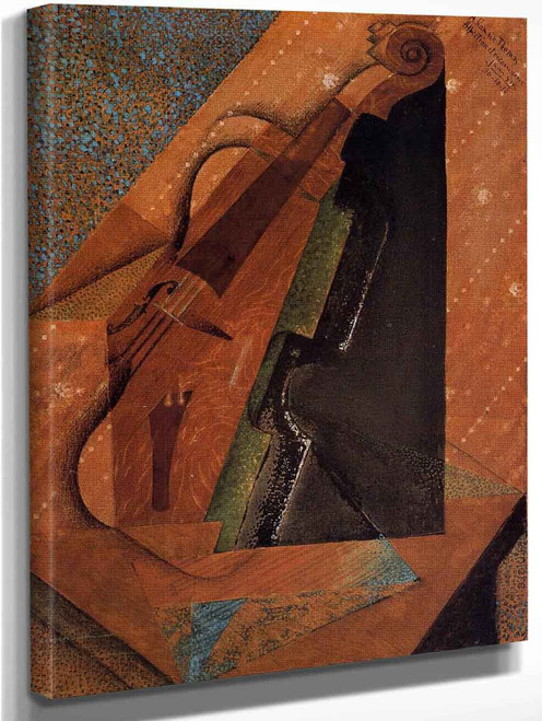 The Violin2 By Juan Gris