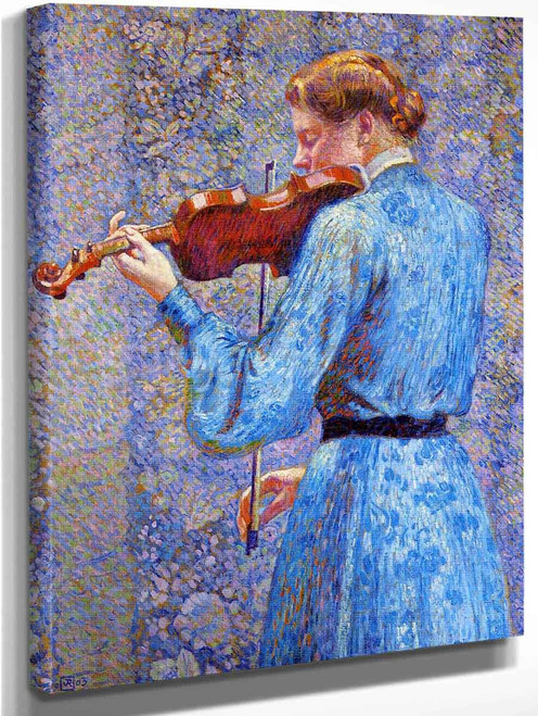 The Violinist By Jose Maria Velasco