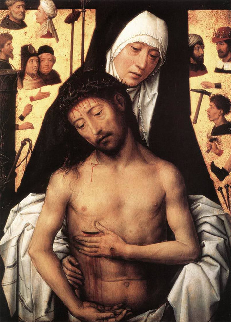The Virgin Showing The Man Of Sorrows 3 By Hans Memling