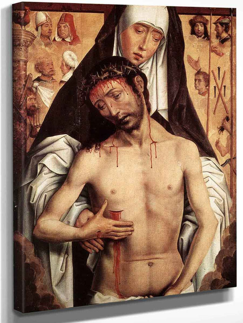 The Virgin Showing The Man Of Sorrows By Hans Memling