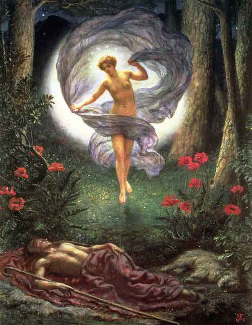 The Visions Of Endymion By Sir Edward John Poynter