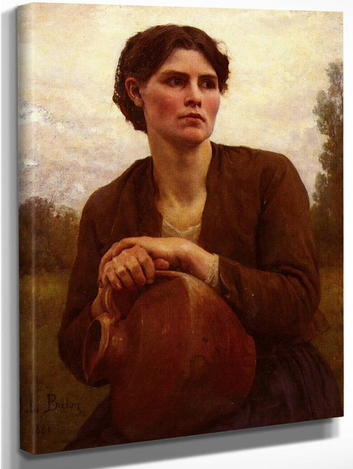 The Water Carrier By Jules Adolphe Breton
