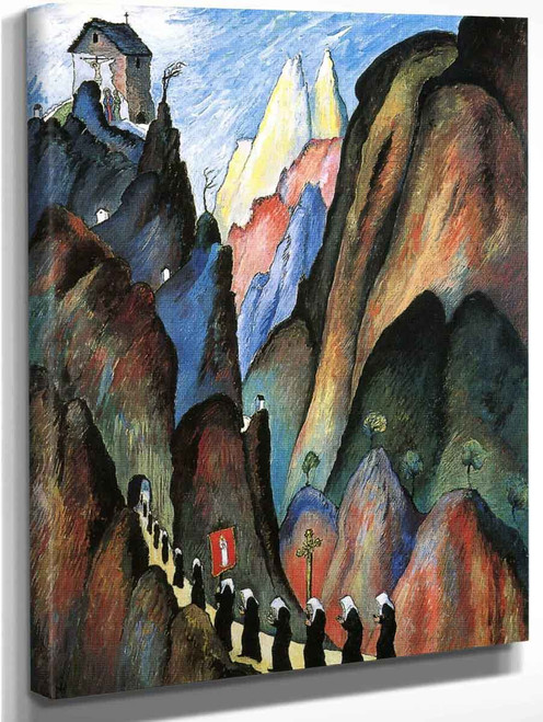 The Way Of The Cross Ii By Marianne Von Werefkin