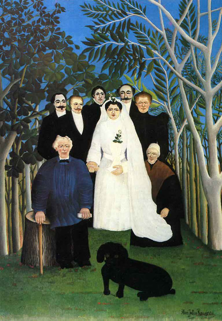 The Wedding By Henri Rousseau