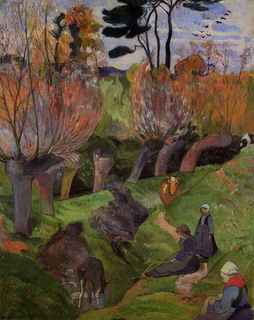 The Willows By Paul Gauguin