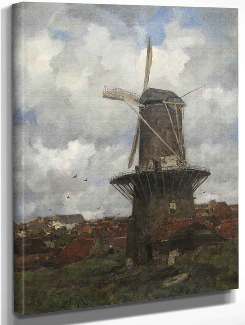 The Windmill By Jacob Henricus Maris