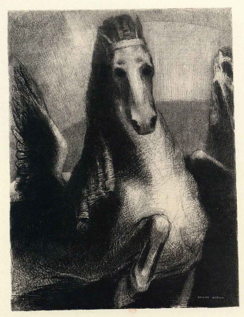 The Wing By Odilon Redon The Wing By Odilon Redon