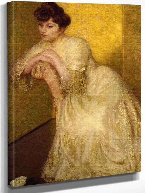 The Yellow Screen1 By Lilla Cabot Perry