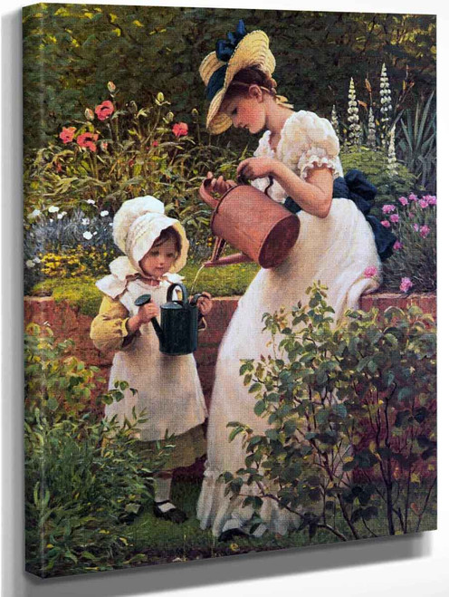 The Young Gardener By George Dunlop Leslie