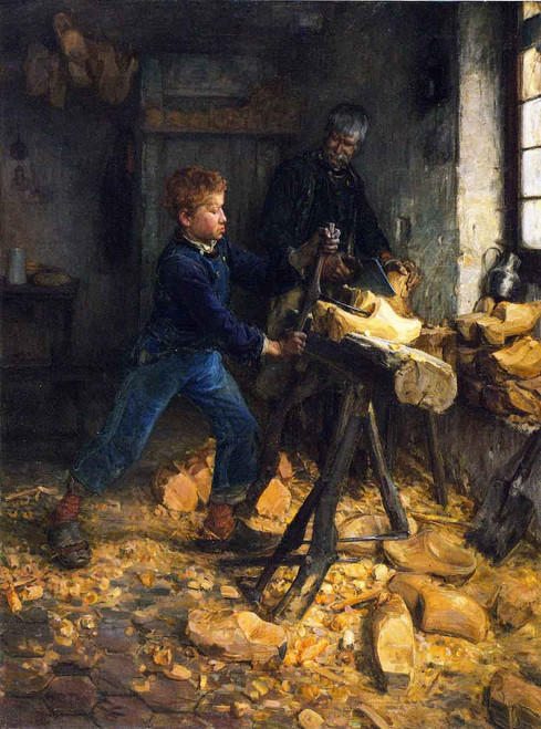 The Young Sabot Maker By Henry Ossawa Tanner