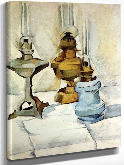 Three Lamps By Juan Gris