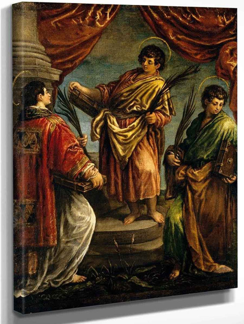 Three Martyr Saints By Jacopo Bassano, Aka Jacopo Del Ponte