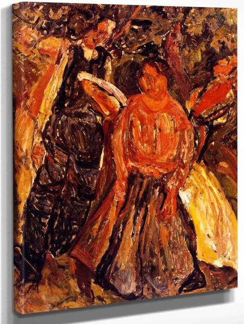 Three Peasants By Chaim Soutine