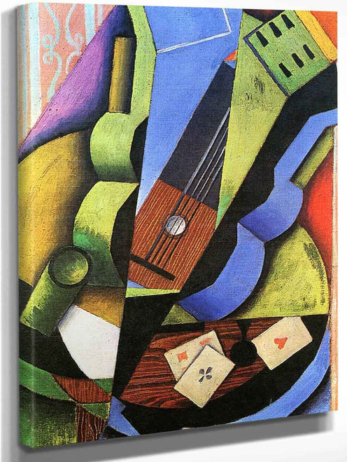 Three Playing Cards By Juan Gris