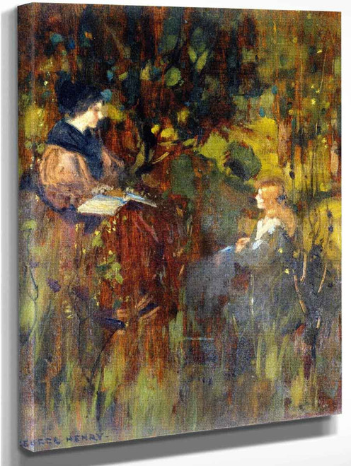 Through The Woods 1 By George Henry, R.A., R.S.A., R.S.W.  By George Henry, R.A., R.S.A., R.S.W.