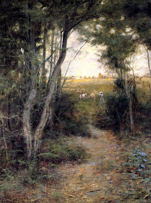 Ti Tree Glade By Frederick Mccubbin