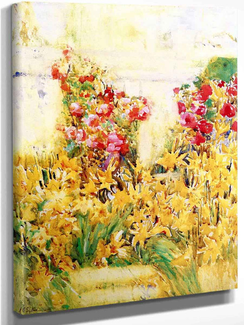 Tiger Lilies And Climbing Roses By Annie G. Sykes Tiger Lilies And Climbing Roses By Annie G. Sykes
