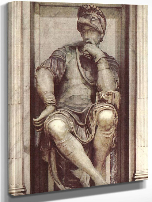 Tomb Of Lorenzo De Medici  By Michelangelo Buonarroti By Michelangelo Buonarroti