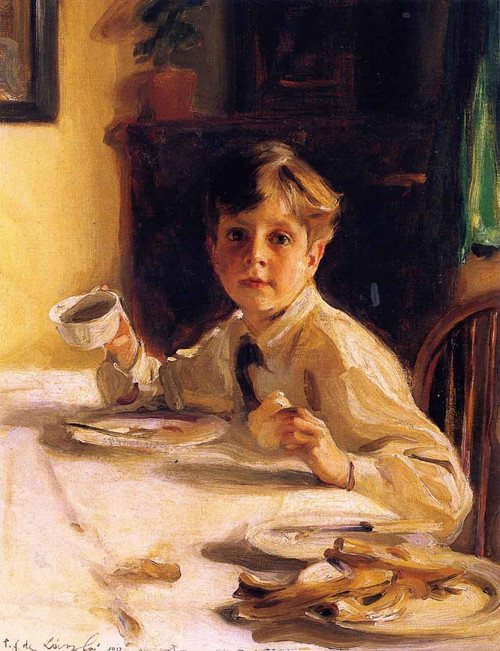Top O The Morning Stephen, The Artists Second Son By Philip Alexius De Laszlo By Philip Alexius De Laszlo