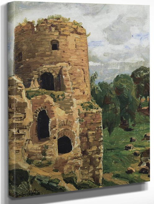 Tower In Pskov By Apollinari Vasnetsov