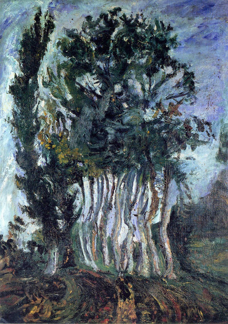 Trees At Champigny By Chaim Soutine