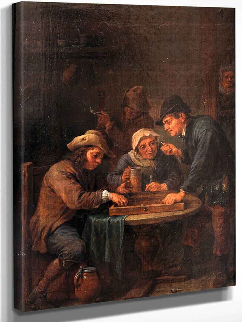 Trictrac Players By David Teniers The Younger