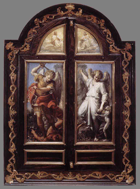 Triptych  By Annibale Carracci By Annibale Carracci