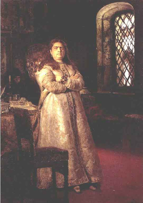 Tsarevna Sophia Alexeevna In The Novodevitchy Convent. By Ilia Efimovich Repin