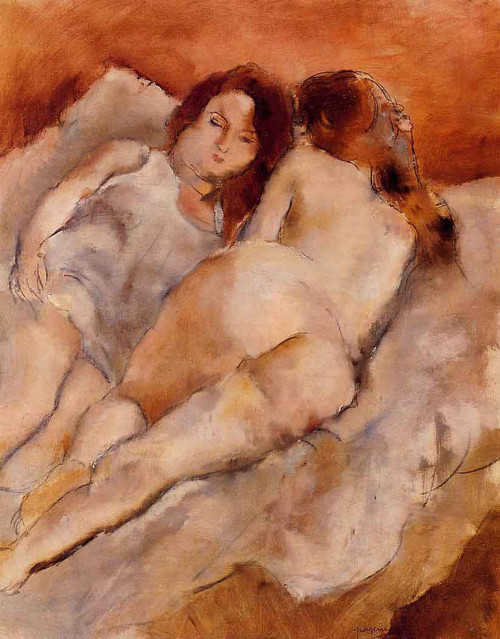 Two Friends1 By Jules Pascin