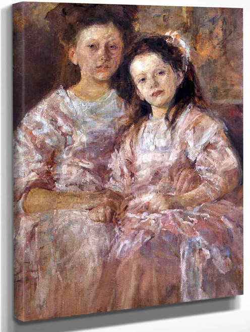 Two Girls By Olga Boznanska By Olga Boznanska