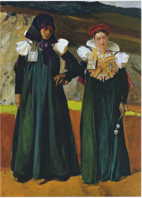 Types From The Anso Valley By Joaquin Sorolla Y Bastida