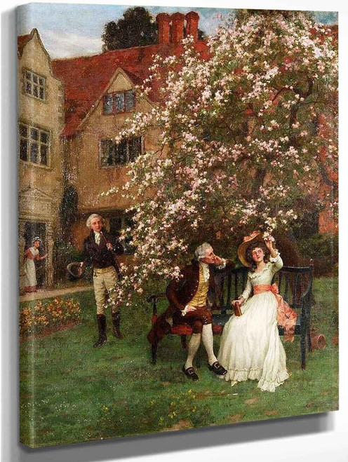 Under The Apple Blossom By Charles Haigh Wood