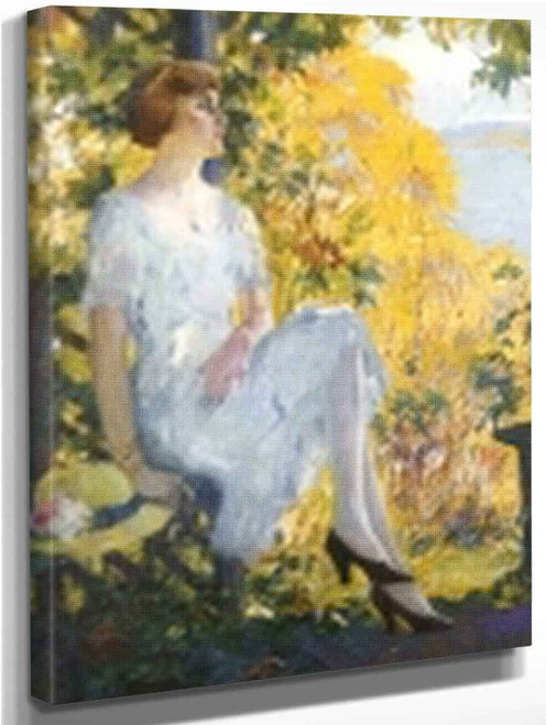 Under The Arbor By Edward Cucuel By Edward Cucuel