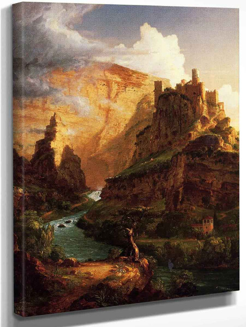 Valley Of The Vaucluse By Thomas Cole By Thomas Cole Valley Of The Vaucluse By Thomas Cole By Thomas Cole