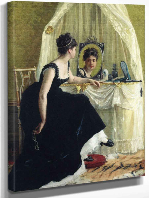 Idle Moments By Gustave Leonard De Jonghe By Gustave Leonard De