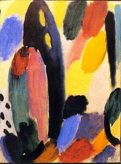 Variation In Gold Blue By Alexei Jawlensky By Alexei Jawlensky