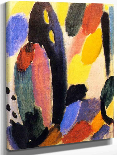 Variation In Gold Blue By Alexei Jawlensky By Alexei Jawlensky