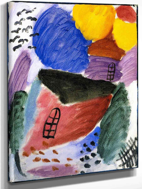 Variation Russian Motif By Alexei Jawlensky By Alexei Jawlensky