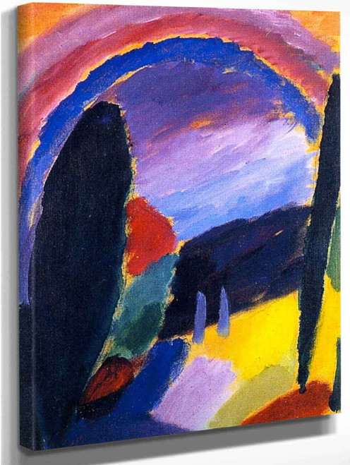 Variation With Rainbow By Alexei Jawlensky By Alexei Jawlensky